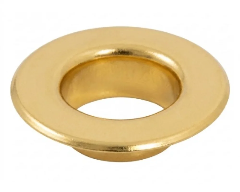 24 No Curved Eyelet - Sıcak Sarı Free Nikel