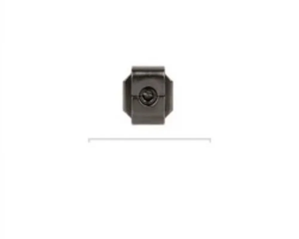 102-1 Hole Type Trouser Hook Part - Siyah Free Nikel