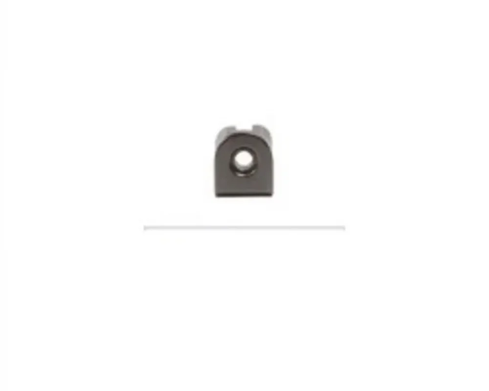 102-2 Hole Type Trouser Hook Part - Siyah Free Nikel