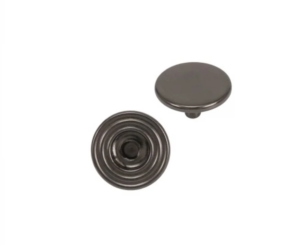 102-3 Trouser Hook Capped Post Part  - Siyah Nikel*