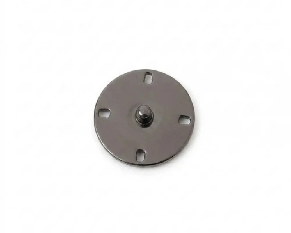 16 Mm Sewıng Snap Button Stud Part (7.5 Mm) - Siyah Nikel*