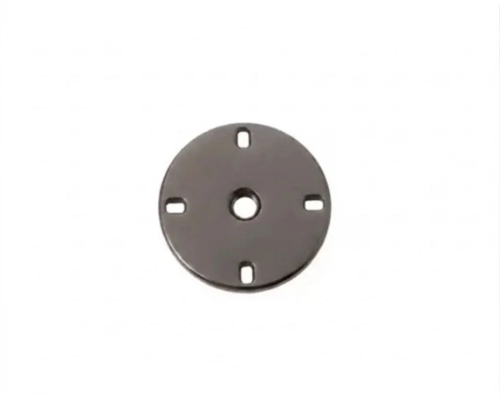 20 Mm Sewıng Snap Button Socket Part (7.5 Mm) - Siyah Nikel*