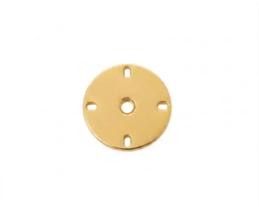 28 Mm Sewıng Snap Button Socket Part (10.5 Mm) - Sıcak Sarı Free Nikel