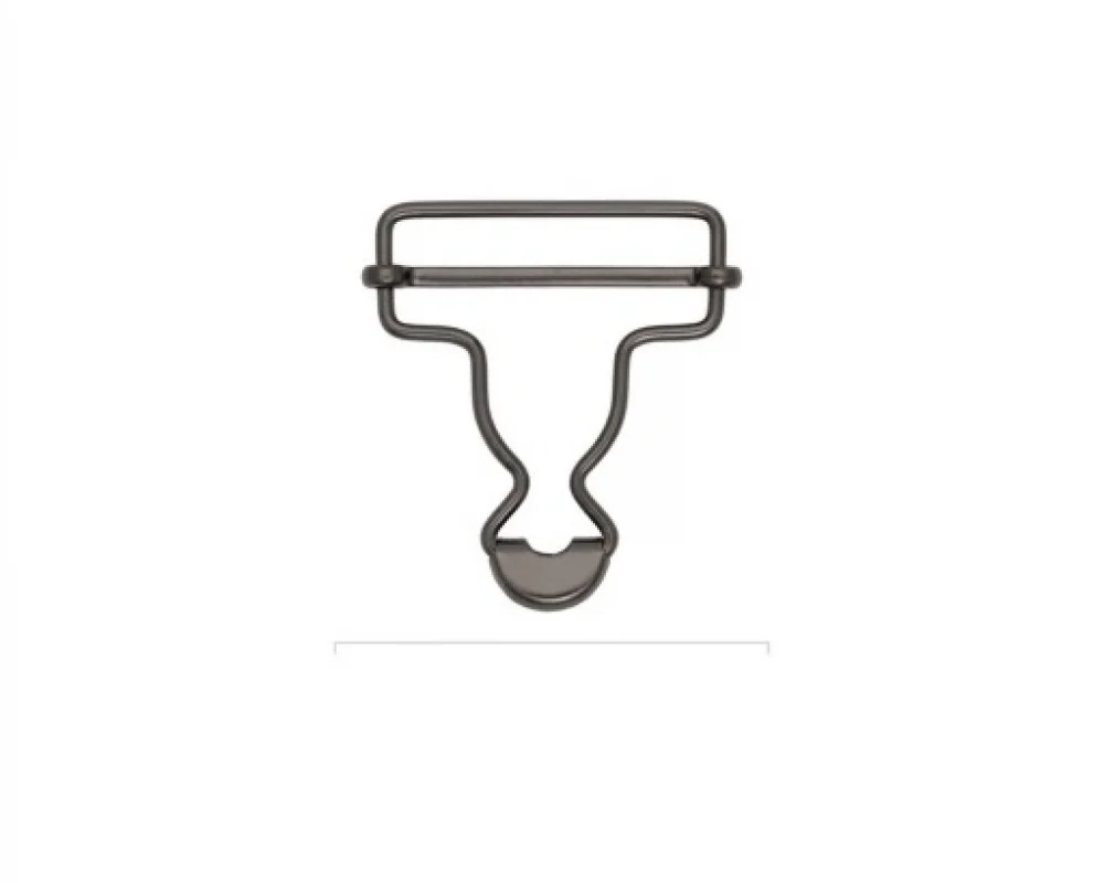 A-45 Salopette Buckle Wıth Sıngle Adjustment Wıth Standart Head - Siyah Nikel*