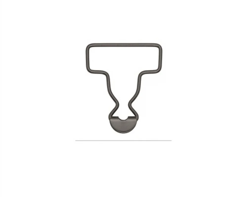 A-49 Salopette Buckle Wıthout Adjustment Wıth Standart Head - Siyah Free Nikel