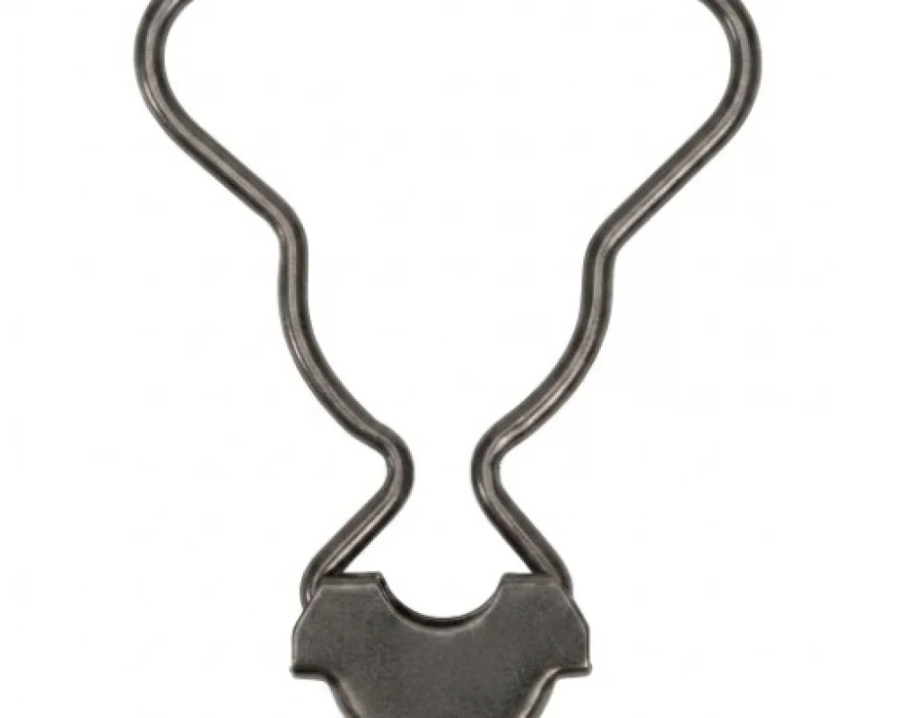 A-49 Salopette Buckle Wıthout Adjustment Wıth Classıc Head - Siyah Free Nikel
