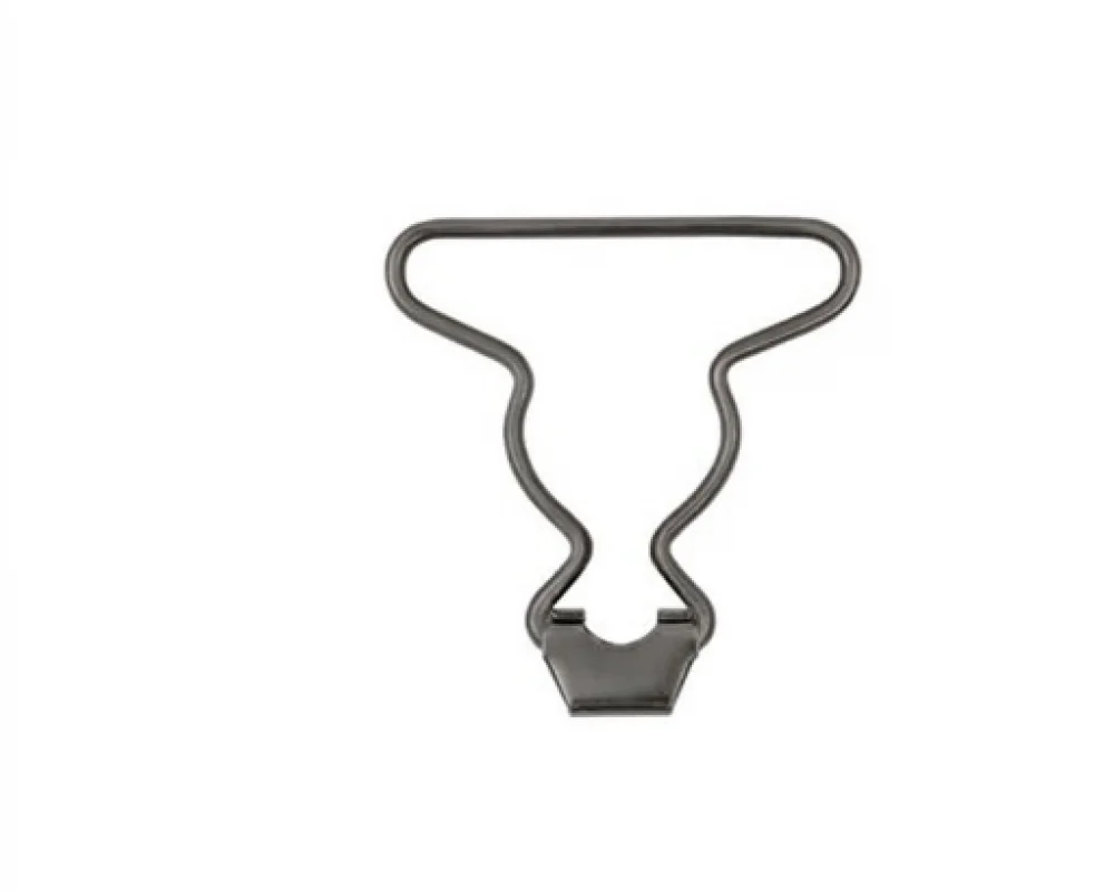 A-49 Salopette Buckle Wıthout Adjustment Wıth Speaıal Head - Siyah Free Nikel