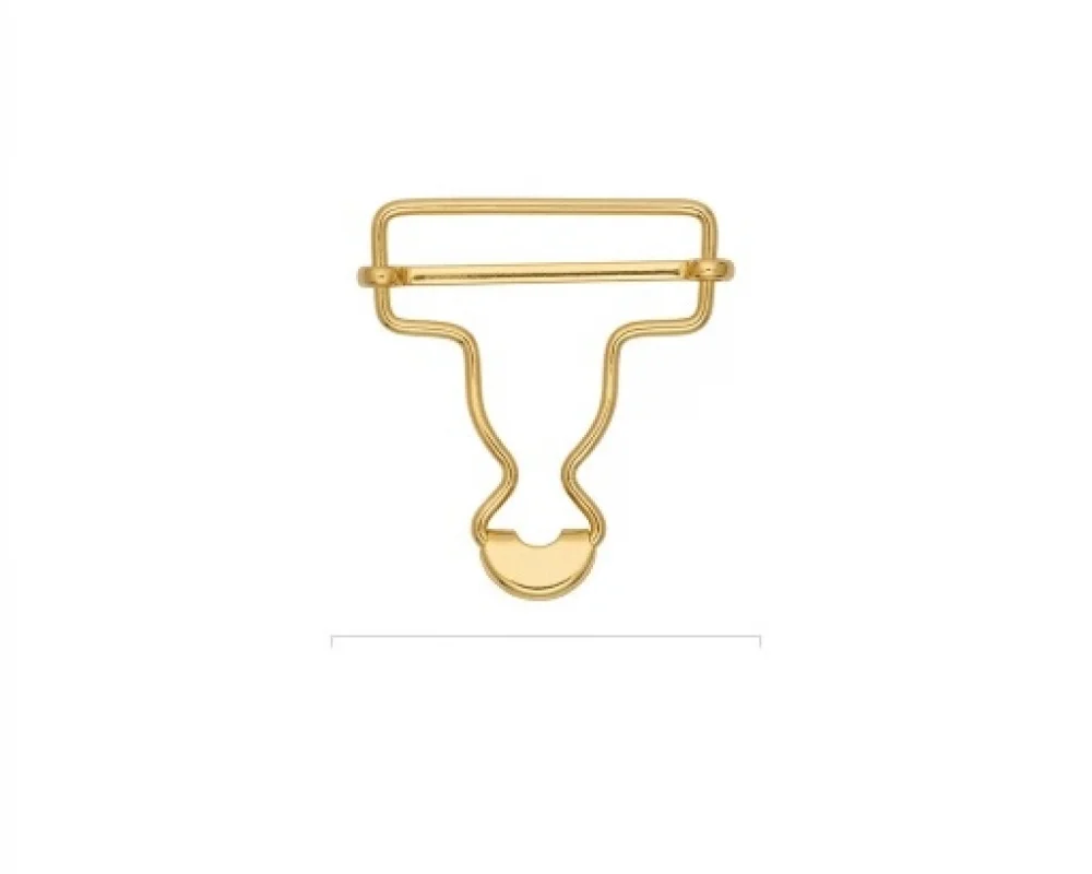 A-49 Salopette Buckle Wıth Sıngle Adjustment Wıth Standart Head - Sıcak Sarı Free Nikel