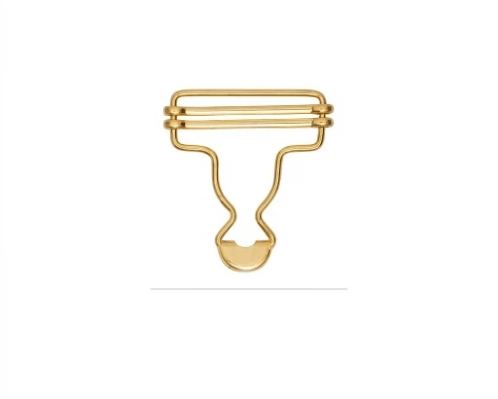 A-49 Salopette Buckle Wıth Double Adjustment Wıth Speacıal Head - Sıcak Sarı Free Nikel