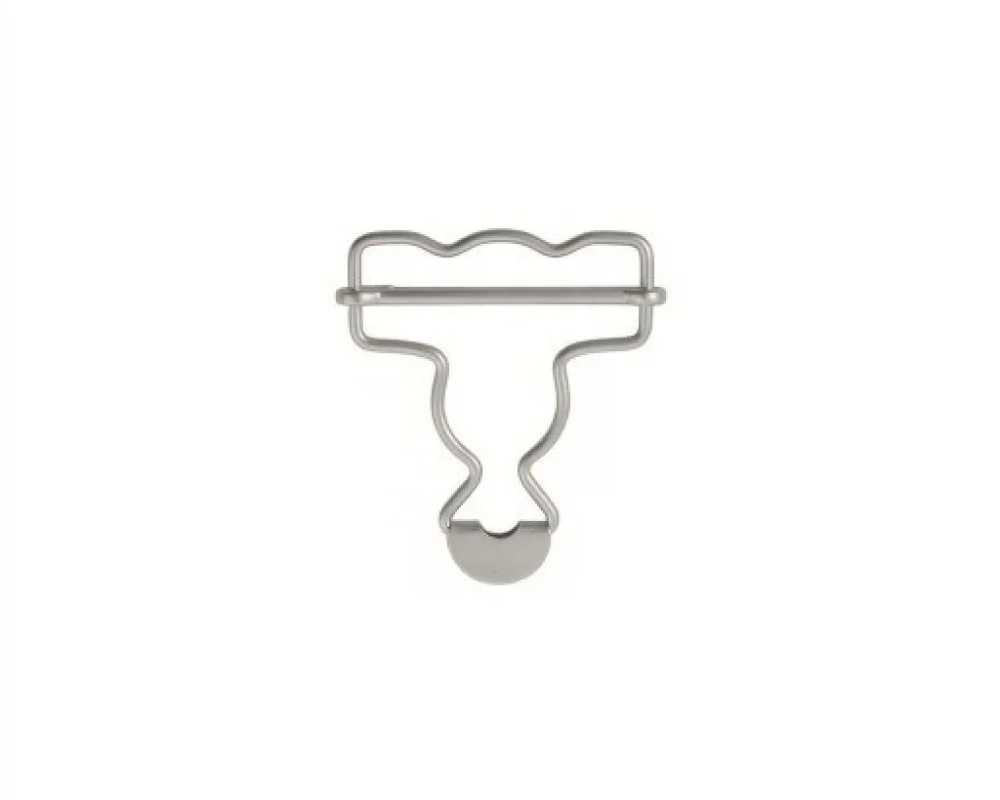 B-30 Dalgalı Salopette Buckle Wıth Sıngle Adjustment Wıth Standart Head - Mat Free Nikel