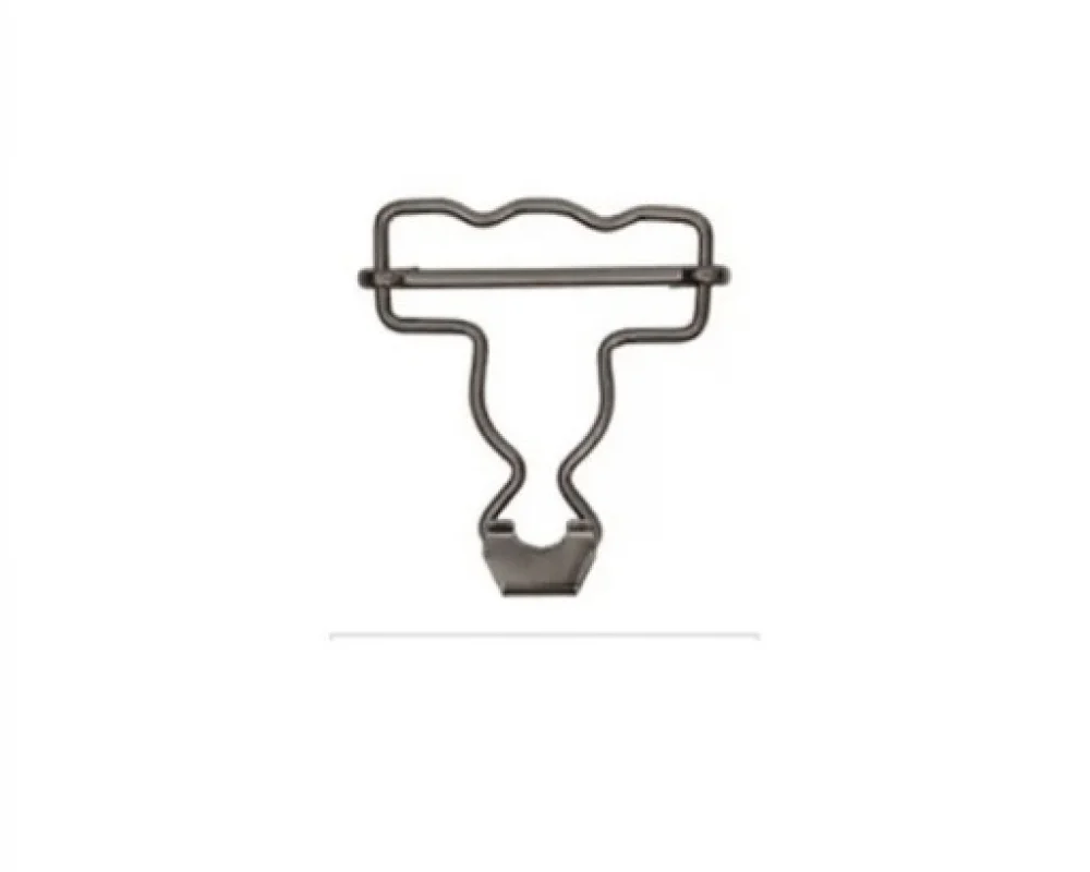 B-30 Dalgalı Salopette Buckle Wıth Sıngle Adjustment Wıth Specıal Head - Siyah Nikel*