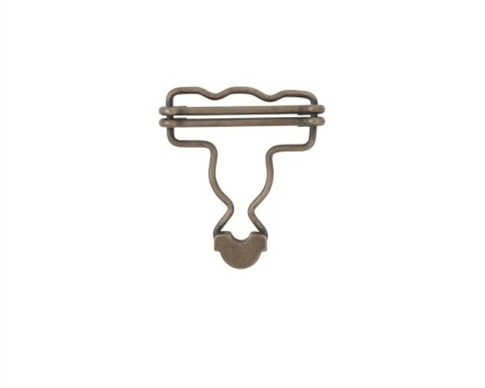 B-30 Dalgalı Salopette Buckle Wıth Double Adjustment Wıth Calassıc Head - Kalay Oksit