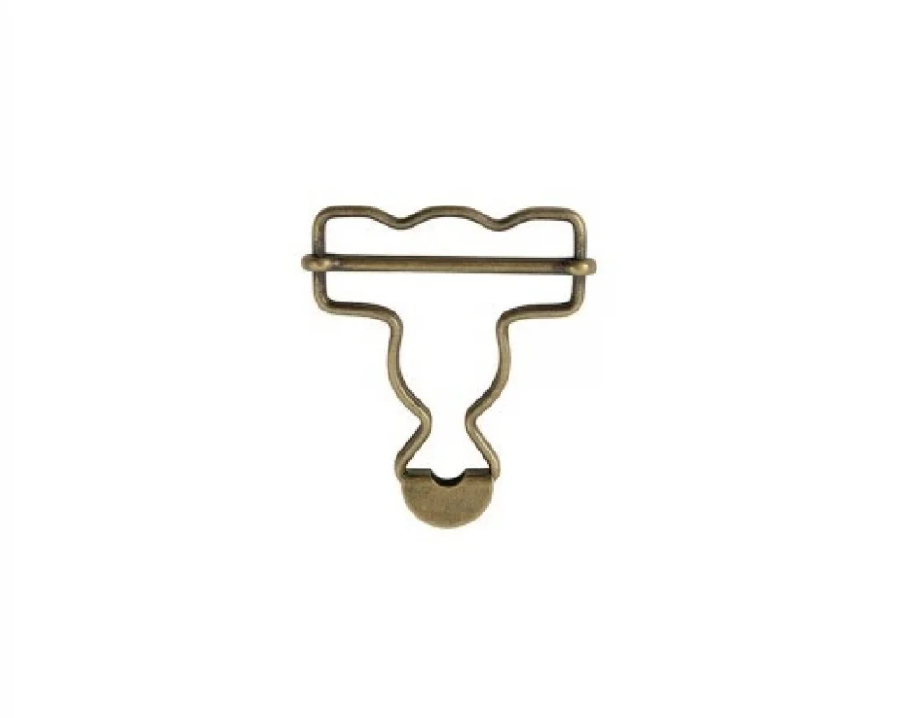 B-35 Dalgalı Salopette Buckle Wıth Sıngle Adjustment Wıth Standart Head - Antik Sarı