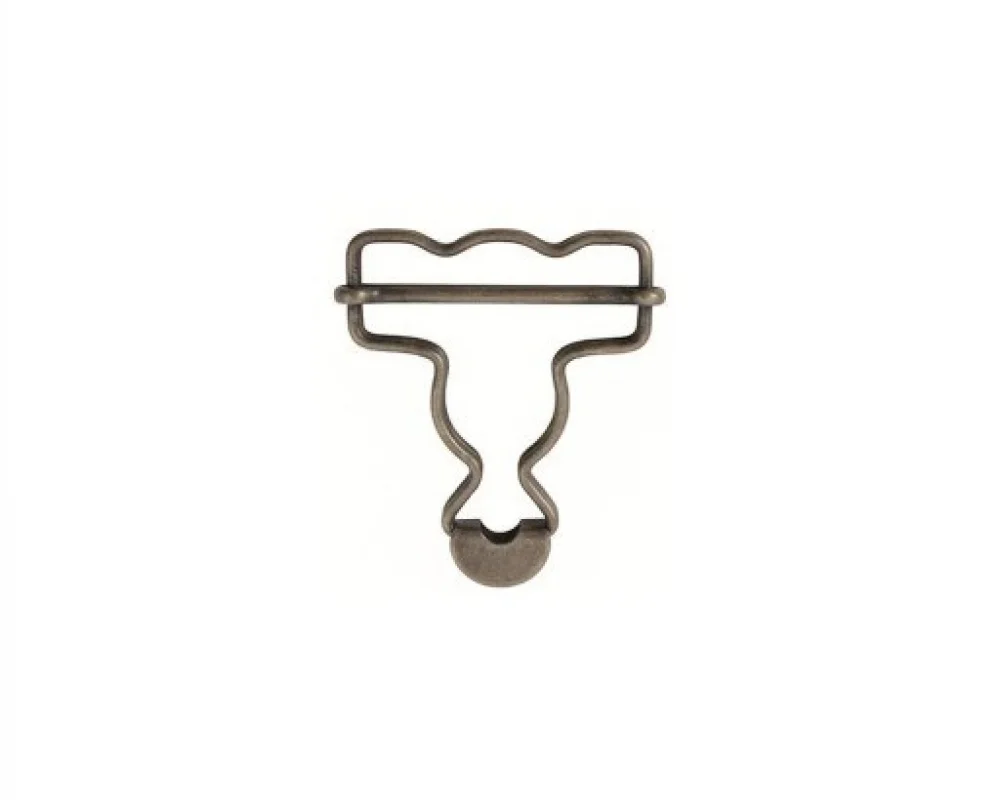 B-35 Dalgalı Salopette Buckle Wıth Sıngle Adjustment Wıth Standart Head - Kalay Oksit