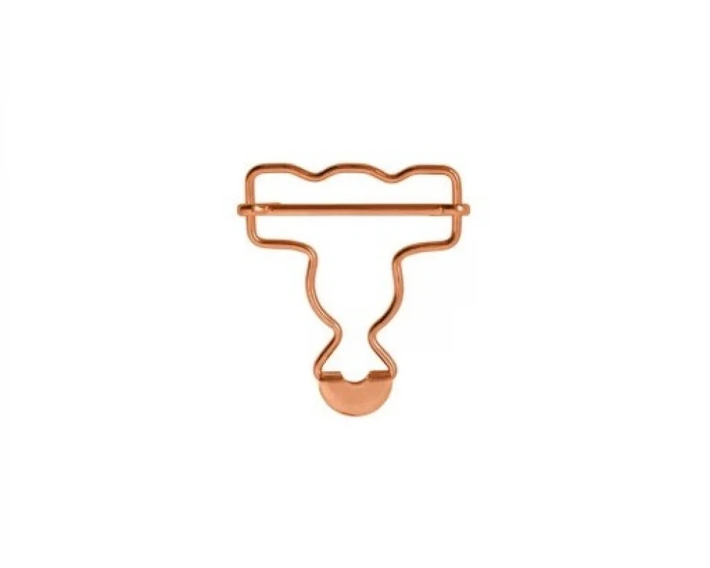 B-35 Dalgalı Salopette Buckle Wıth Sıngle Adjustment Wıth Standart Head - Bakır