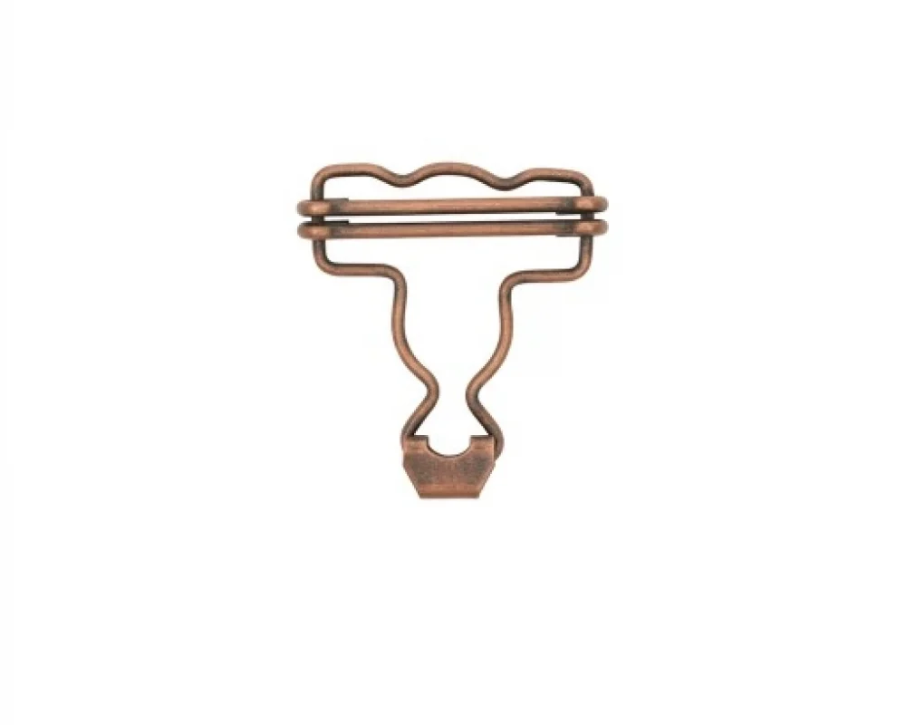 B-35 Dalgalı Salopette Buckle Wıth Double Adjustment Wıth Speacıal Head - Bakır Oksit