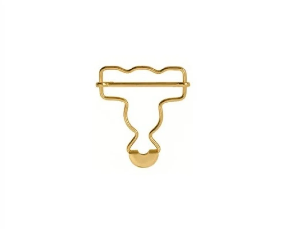 B-40 Dalgalı Salopette Buckle Wıth Sıngle Adjustment Wıth Standart Head - Sıcak Sarı Free Nikel