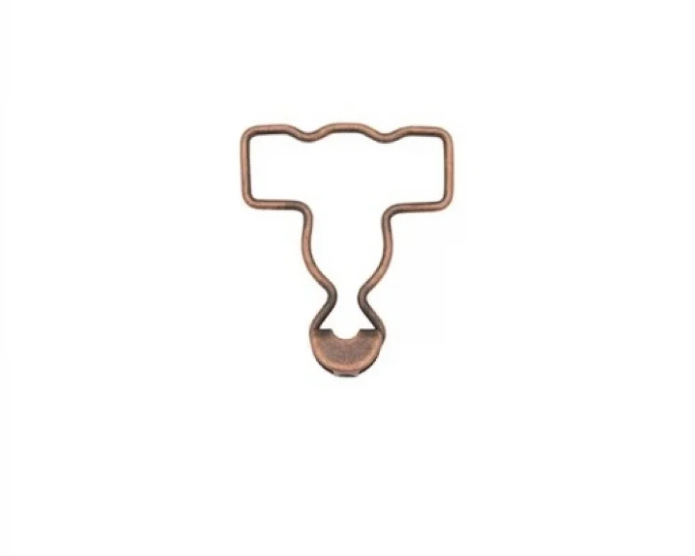 B-40 Dalgalı Salopette Buckle Wıthout Adjustment Wıth Standart Head - Bakır Oksit