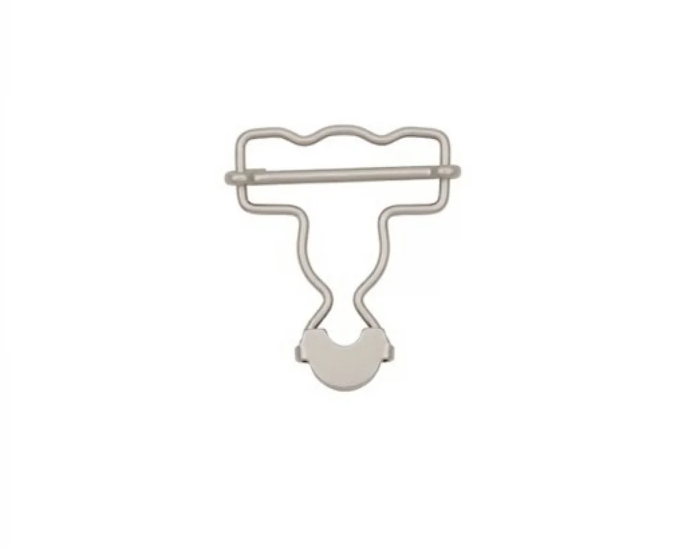 B-40 Dalgalı Salopette Buckle Wıth Sıngle Adjustment Wıth Calssıc Head - Mat Free Nikel
