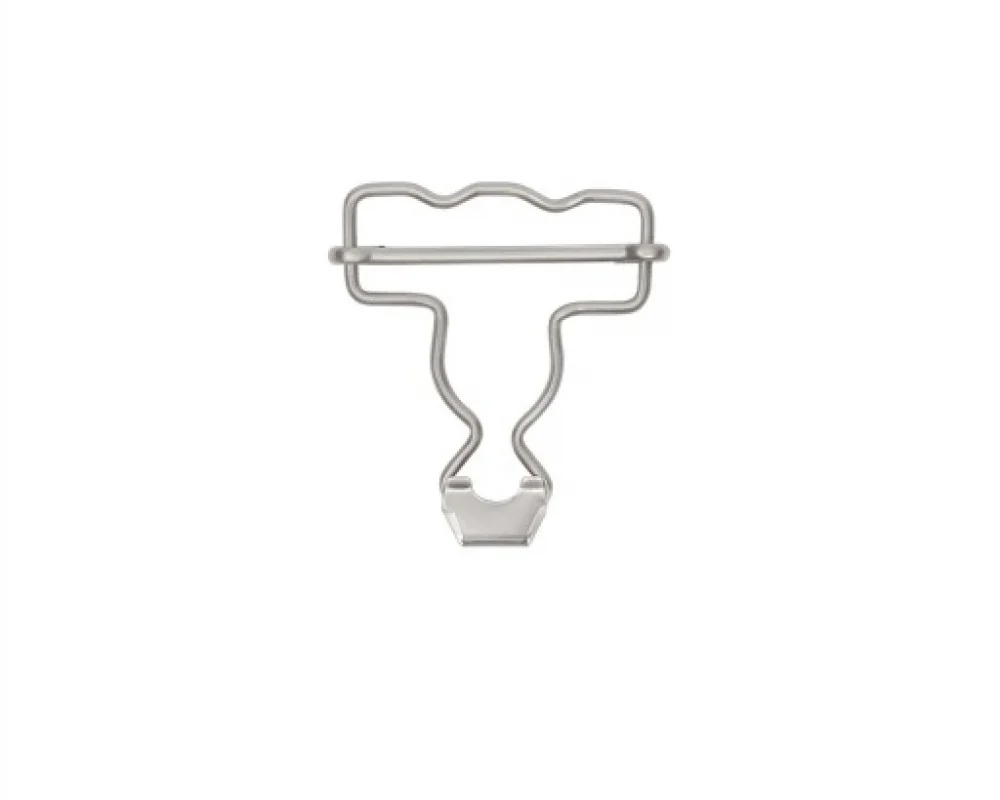 B-40 Dalgalı Salopette Buckle Wıth Sıngle Adjustment Wıth Specıal Head - Mat Free Nikel
