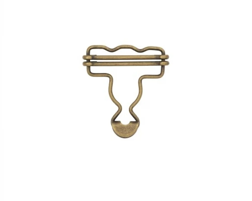 B-40 Dalgalı Salopette Buckle Wıth Double Adjustment Wıth Speacıal Head - Antik Sarı