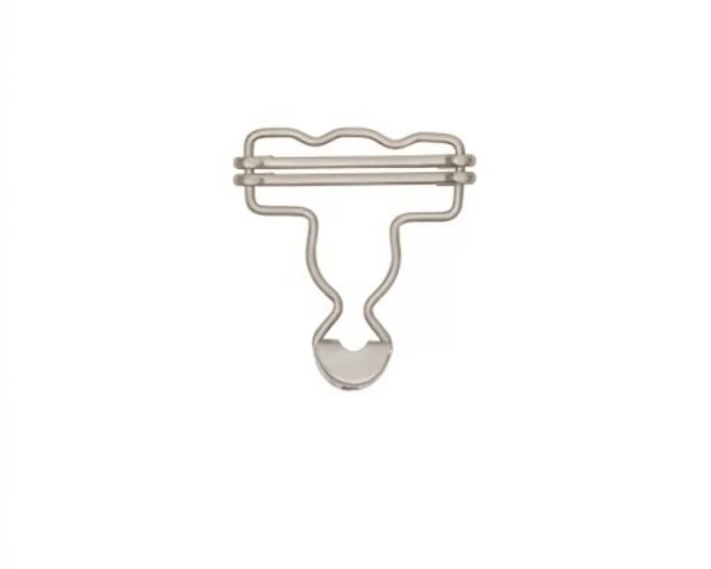 B-40 Dalgalı Salopette Buckle Wıth Double Adjustment Wıth Speacıal Head - Mat Free Nikel