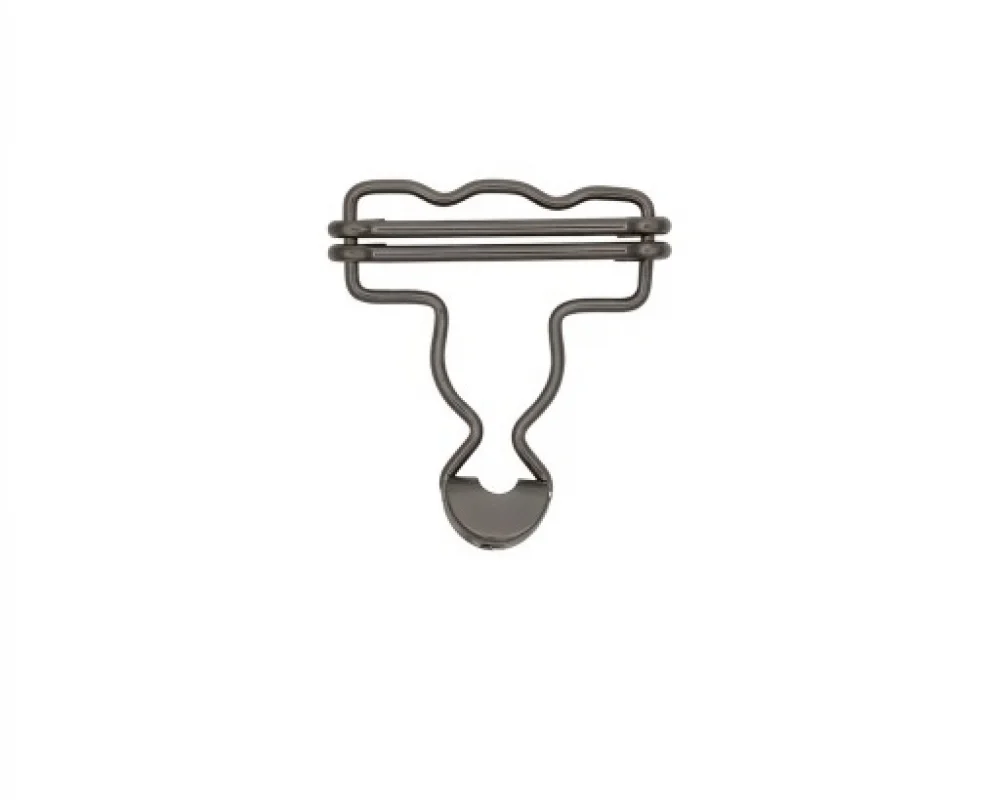 B-40 Dalgalı Salopette Buckle Wıth Double Adjustment Wıth Speacıal Head - Siyah Nikel*