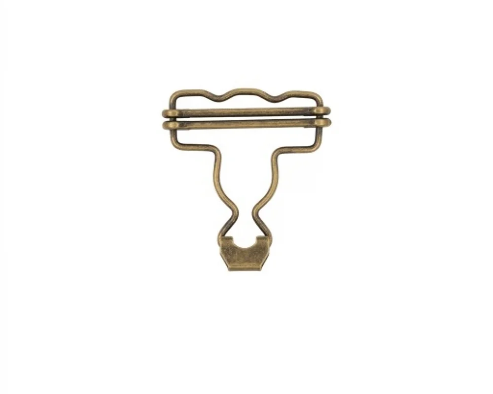 B-40 Dalgalı Salopette Buckle Wıth Double Adjustment Wıth Speacıal Head - Antik Sarı