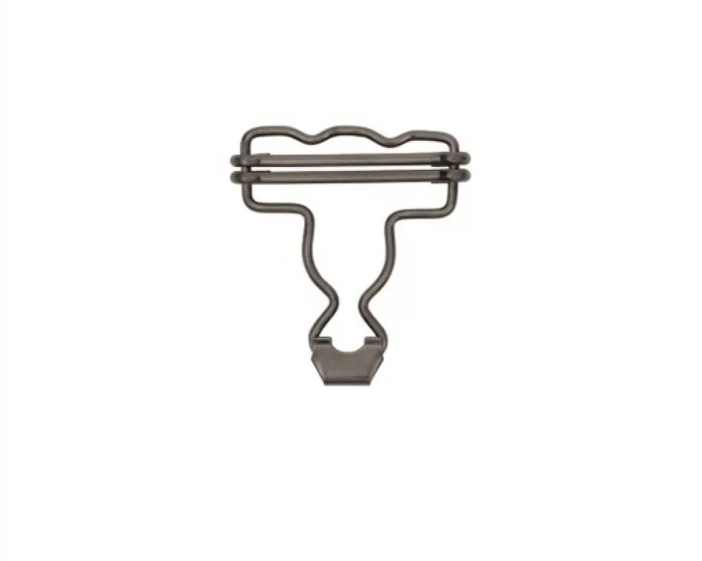 B-40 Dalgalı Salopette Buckle Wıth Double Adjustment Wıth Speacıal Head - Siyah Nikel*