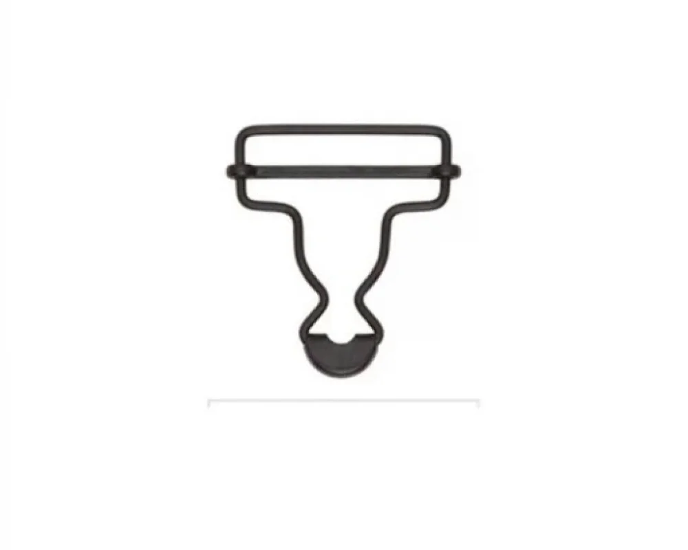 B-40 Düz Salopette Buckle Wıth Sıngle Adjustment Wıth Standart Head - Avrupa Siyah Oksit