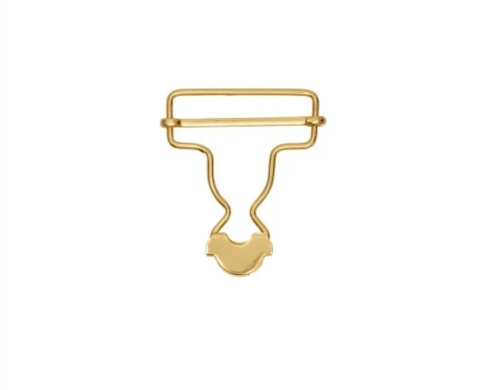 B-40 Düz Salopette Buckle Wıth Sıngle Adjustment Wıth Calssıc Head - Sıcak Sarı Free Nikel