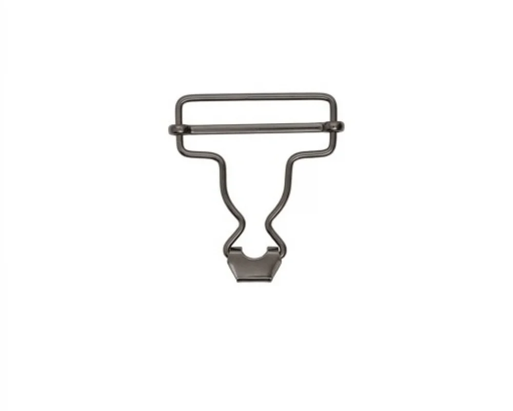 B-40 Düz Salopette Buckle Wıth Sıngle Adjustment Wıth Specıal Head - Siyah Nikel*