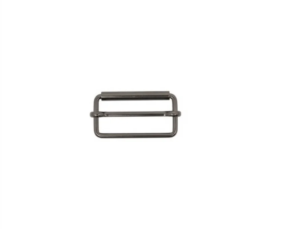 3.5 Cm Makaralı Ayar Toka Tek Sürgülü G/35 - Siyah Nikel*