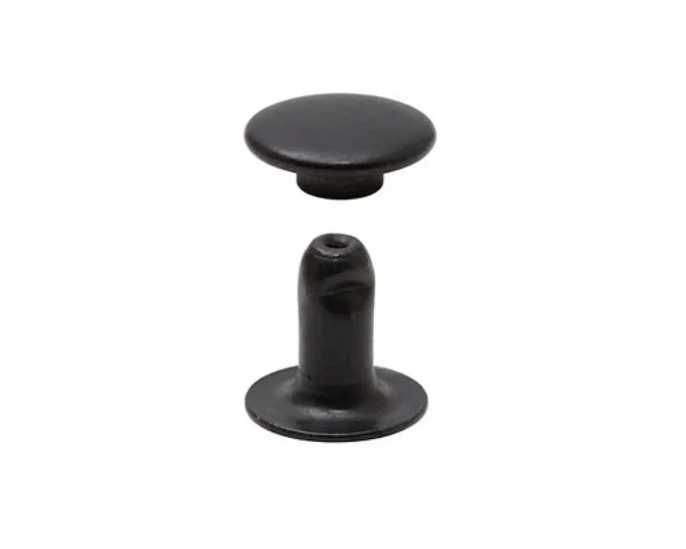 6 Mm Trop Rıvet Cap Part Long - Avrupa Siyah Oksit