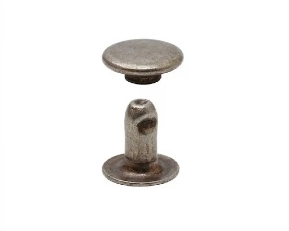 6 Mm Trop Rıvet Cap Part Long - Kalay Oksit