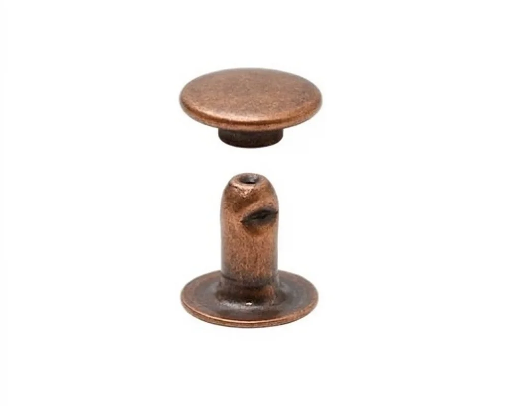 6 Mm Trop Rıvet Cap Part Long - Bakır Oksit