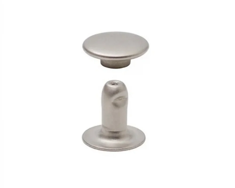 6 Mm Trop Rıvet Cap Part Long - Mat Free Nikel