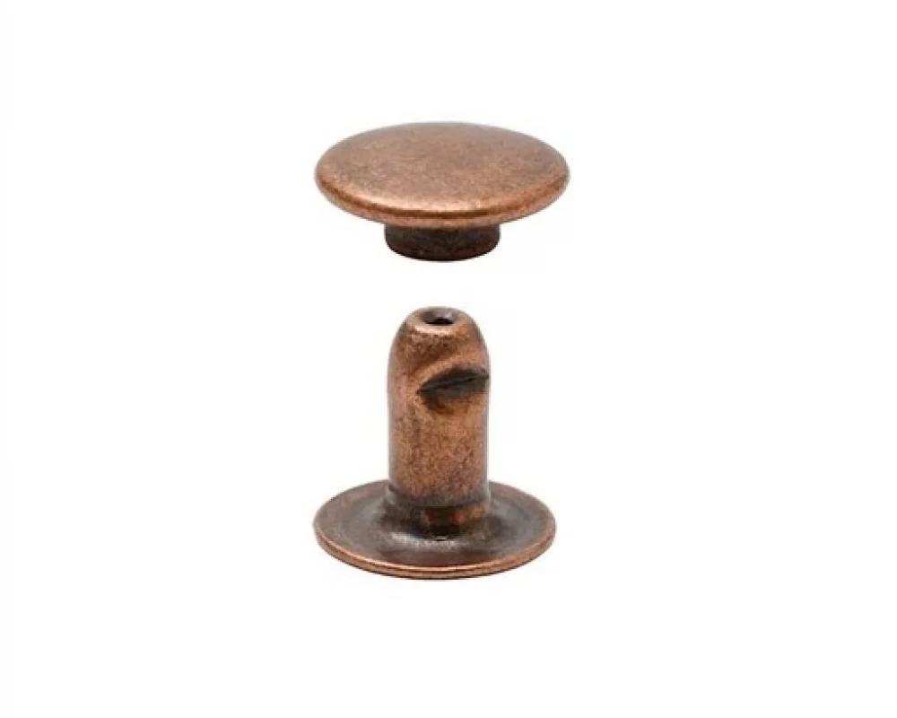 7 Mm Trop Rıvet Cap Part Long - Bakır Oksit