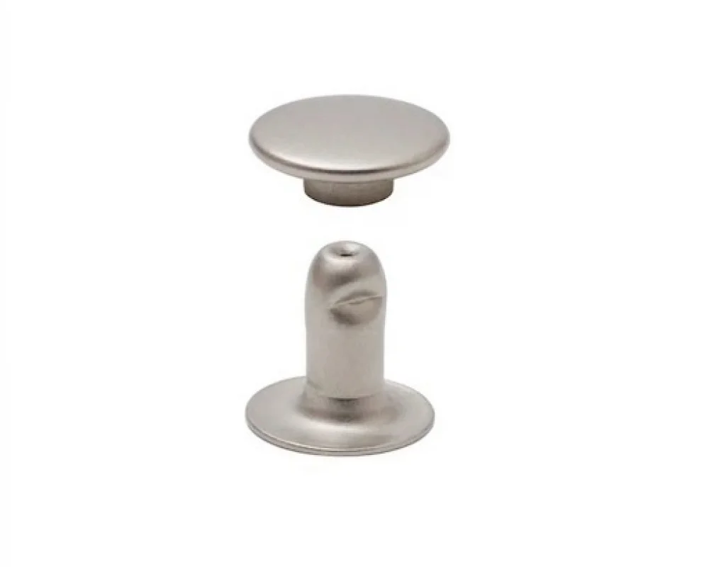7 Mm Trop Rıvet Cap Part Long - Mat Free Nikel