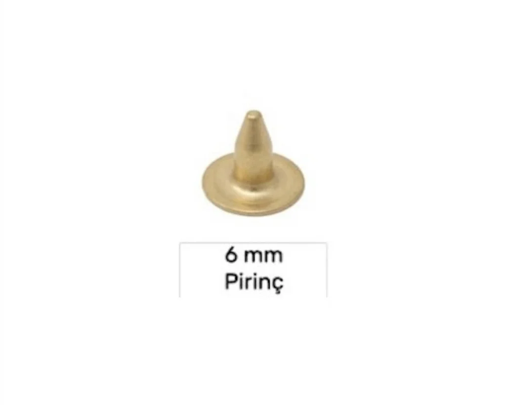 6 Mm Pirinç Çivi - Ham