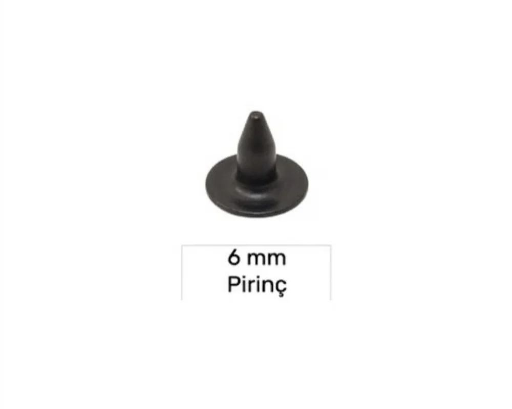 6 Mm Pirinç Çivi - Avrupa Siyah Oksit