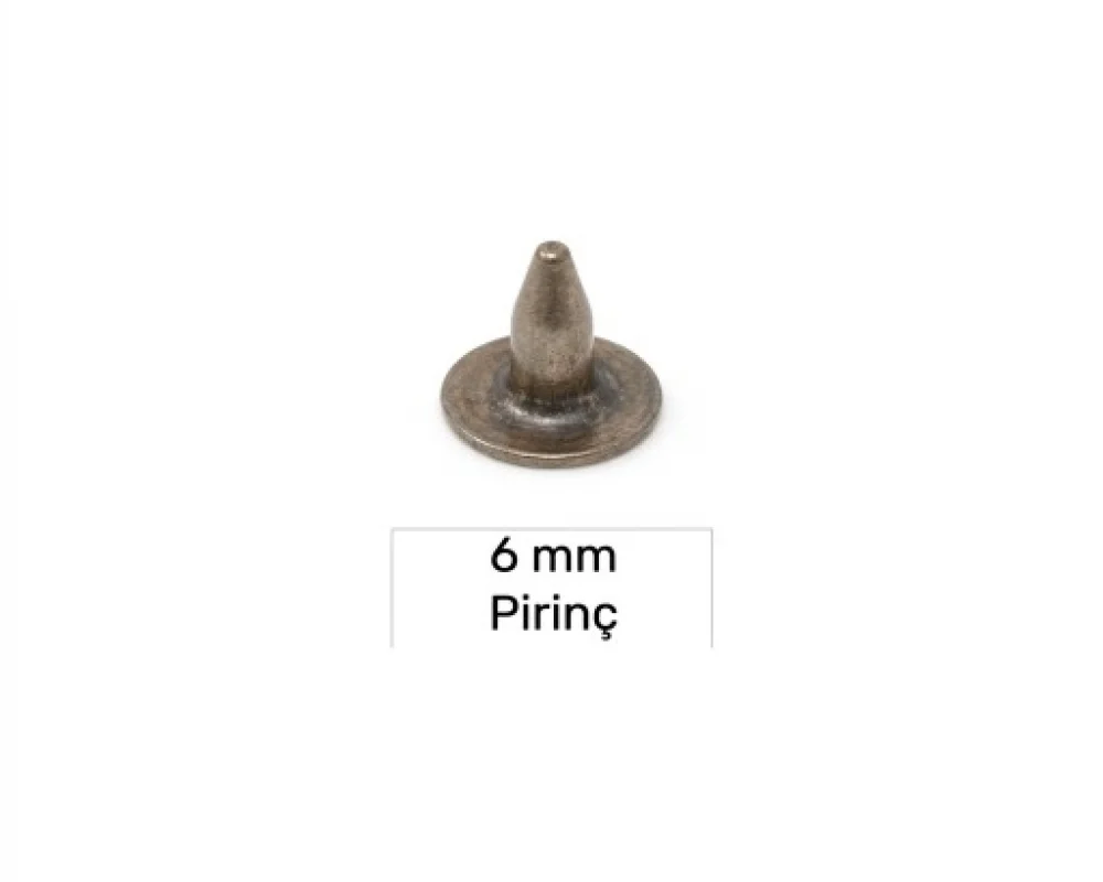 6 Mm Pirinç Çivi - Kalay Oksit
