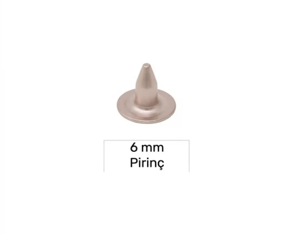 6 Mm Pirinç Çivi - Bakırlı Kalay