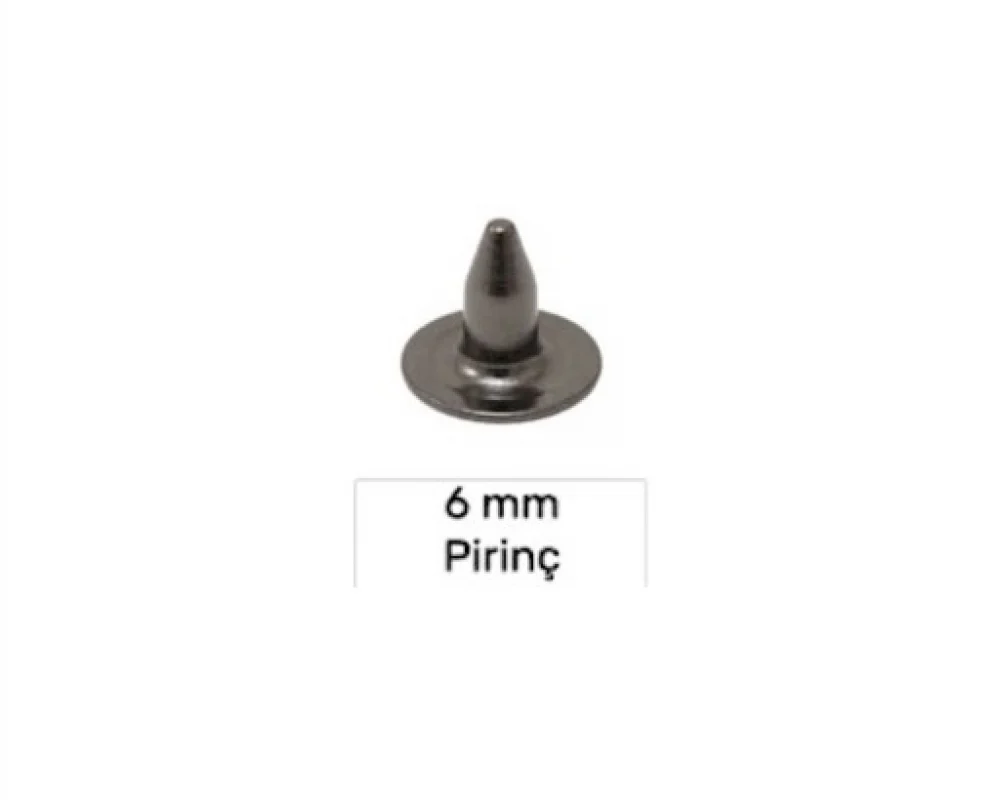 6 Mm Pirinç Çivi - Siyah Nikel*