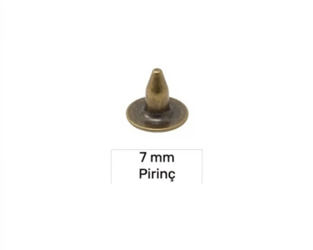 7 Mm Pirinç Çivi - Antik Sarı
