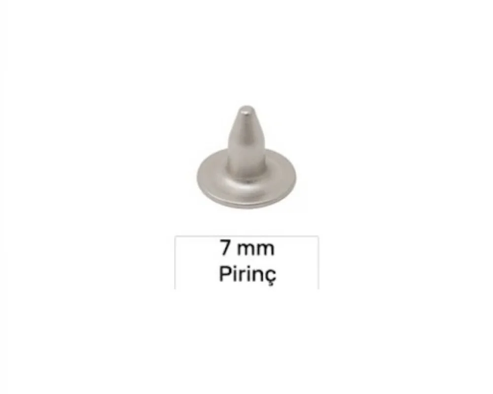 7 Mm Pirinç Çivi - Mat Free Nikel
