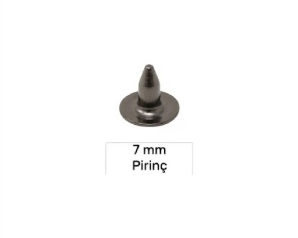 7 Mm Pirinç Çivi - Siyah Nikel*