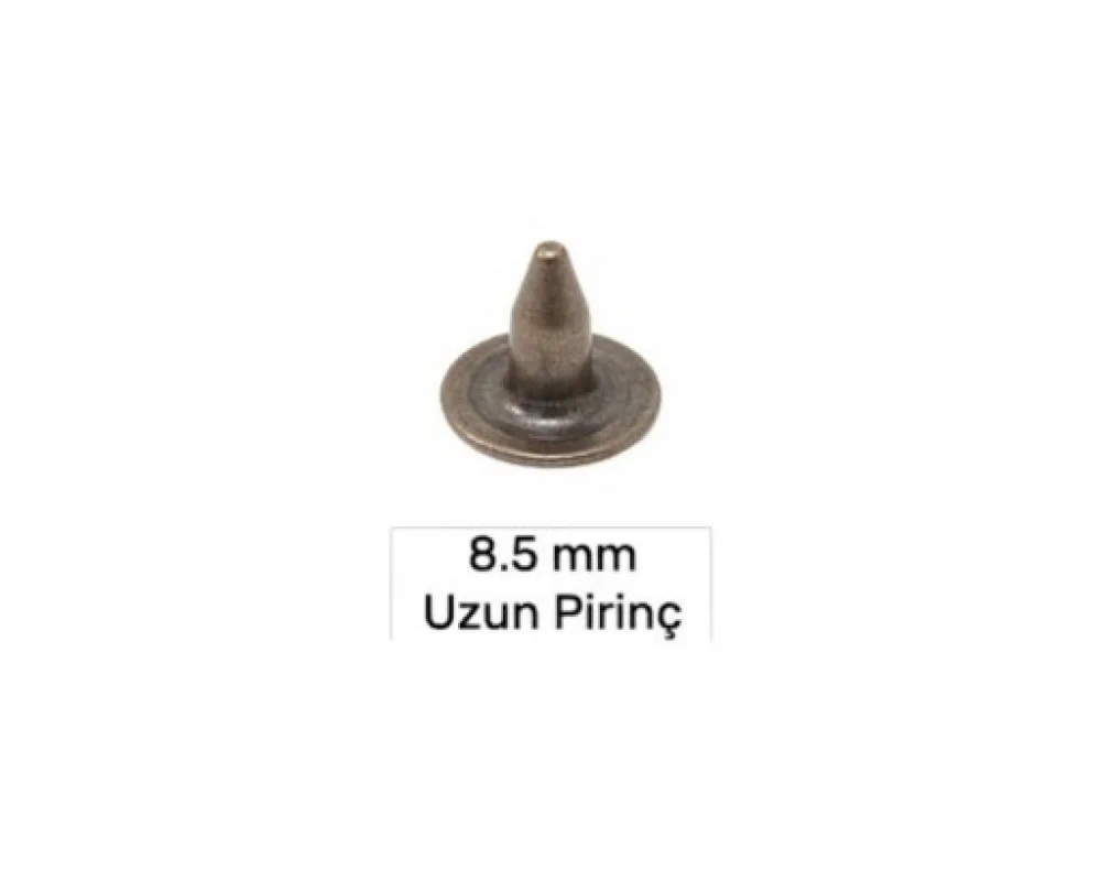 8.5 Mm Pirinç Çivi Uzun - Kalay Oksit