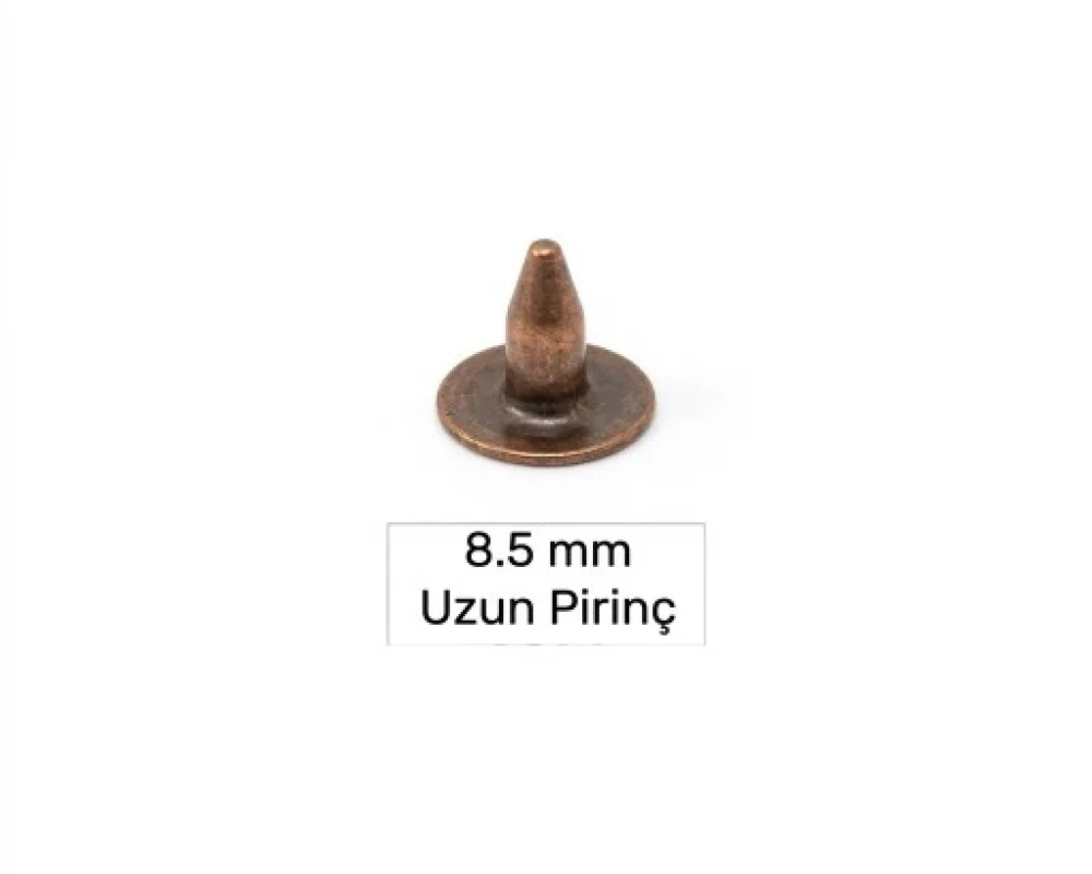 8.5 Mm Pirinç Çivi Uzun - Bakır Oksit