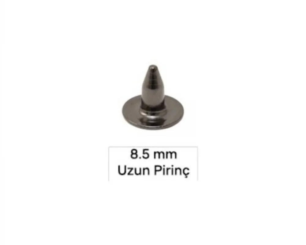 8.5 Mm Pirinç Çivi Uzun - Siyah Nikel*